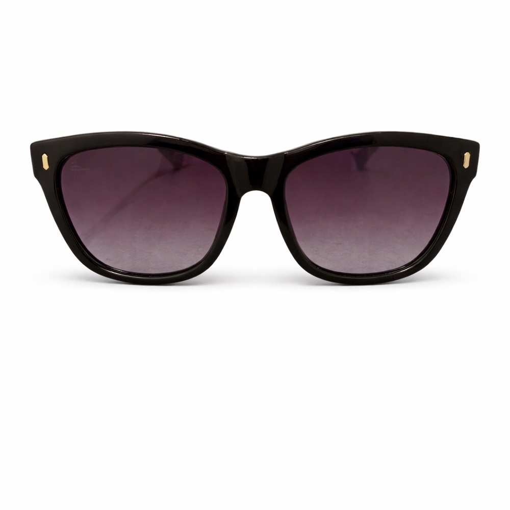 Oversized Black & Gold Polarized Sunglasses Unisex Luxury Style On The Rocks